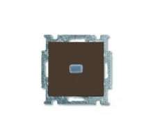 1012-0-2175 Basic 55 Выключатель с подсветкой (шато-черный) 