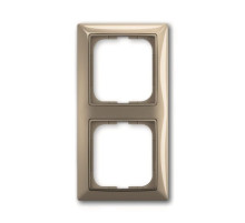 1725-0-1527 Рамка 2 постовая (бежевый) Basic 55