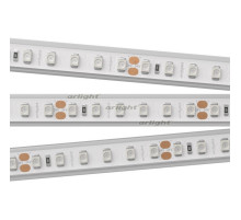 Лента RTW 2-5000PGS 24V Red 2x (3528, 600 LED, LUX) (arlight, 9.6 Вт/м, IP67)