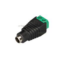 Коннектор Terminal-MONO-2pin-F (Jack 5.5) (arlight, Пластик)