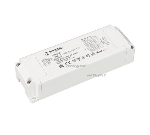 INTELLIGENT ARLIGHT Диммер TUYA-201-30W-DIM-WF-SUF (230V, 433MHz, 500-900mA) (INTELLIGENT ARLIGHT, - INTELLIGENT ARLIGHT Диммер TUYA-201-30W-DIM-WF-SUF (230V, 433MHz, 500-900mA) (INTELLIGENT ARLIGHT, -