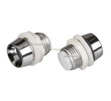 10PC Держатель 10мм (хром. пластик, с гайкой) (arlight, 10мм (круглый))