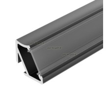 Профиль ALM-V60-2000 ANOD Black (arlight, Алюминий)