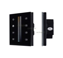 Панель Sens SR-2830B-AC-RF-IN Black (220V,MIX+DIM,4зоны) (arlight, IP20 Пластик, 3 года)