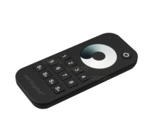 Пульт SMART-R24-DIM Black (8 зон, 2.4G) (arlight, IP20 Пластик, 5 лет)