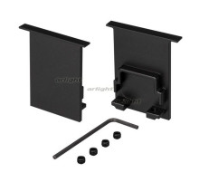 Заглушка SL-COMFORT-3551-F BLACK глухая (arlight, Металл)