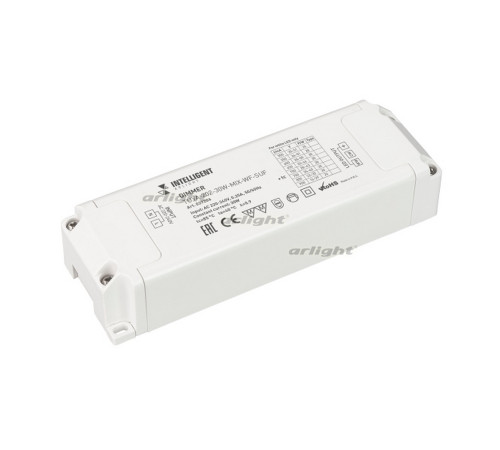 INTELLIGENT ARLIGHT Диммер TUYA-202-30W-MIX-WF-SUF (230V, 433MHz, 500-900mA) (INTELLIGENT ARLIGHT, - INTELLIGENT ARLIGHT Диммер TUYA-202-30W-MIX-WF-SUF (230V, 433MHz, 500-900mA) (INTELLIGENT ARLIGHT, -