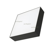 Светильник SP-QUADRO-S220x220-27W Warm3000 (BK, 120 deg, 230V) (arlight, IP40 Металл, 3 года)