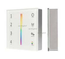Панель Sens SMART-P55-MULTI White (3V, 4 зоны, 2.4G) (arlight, IP20 Пластик, 5 лет)