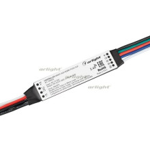 Контроллер SMART-K48-RGBW-PUSH-SUF (12-24V, 4x1A, 2.4G) (arlight, Пластик)