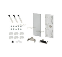 Заглушка S2-WALL-X2-H128 Silver (arlight, Пластик)