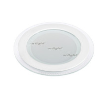 Светодиодная панель LT-R160WH 12W Warm White 120deg (arlight, IP40 Металл, 3 года)