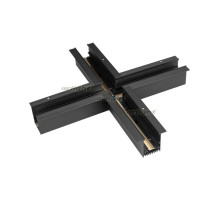 Коннектор крестовой MAG-CON-4560-F-X90 (BK) (arlight, IP20 Металл, 3 года)