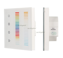 Панель Sens SR-2834-5C-AC-RF-IN White (220V,RGB+CCT,1 зона) (arlight, IP20 Пластик, 3 года)
