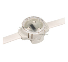 Модуль управляемый SOLEX-DMX-3535-3-12V RGB 120deg (D30x16mm, 0.75W, IP67) (arlight, -)