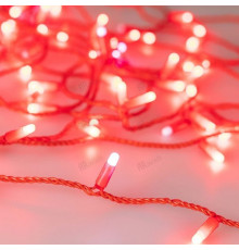 Светодиодная гирлянда ARD-STRING-CLASSIC-10000-RED-100LED-MILK-FLASH Red (230V, 7W) (Ardecoled, IP65
