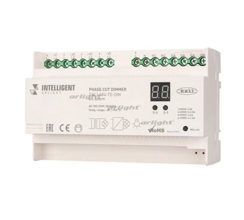 INTELLIGENT ARLIGHT Диммер DALI-504-TE-DIN(230V, 4x2A) (INTELLIGENT ARLIGHT, -) INTELLIGENT ARLIGHT Диммер DALI-504-TE-DIN(230V, 4x2A) (INTELLIGENT ARLIGHT, -)