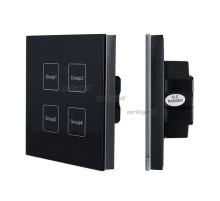 INTELLIGENT ARLIGHT Сенсорная панель DALI-113-4G-DIM-IN (BUS, черная) (INTELLIGENT ARLIGHT, -)