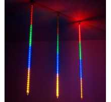 Светодиодная гирлянда ARD-ICEFALL-CLASSIC-D23-1000-CLEAR-96LED-LIVE RGB (230V, 1.5W) (Ardecoled, IP6