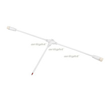 Коннектор питания ARL-MOONLIGHT-SPI/DMX-CON-POWER-T-MID-WIRE-WH (arlight, IP67 Пластик, 3 года)