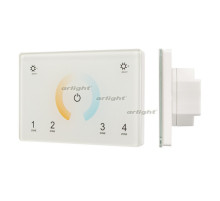 Панель Sens SMART-P81-MIX White (230V, 4 зоны, 2.4G) (arlight, IP20 Пластик, 5 лет)