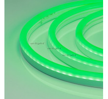 Гибкий неон ARL-NEON-2615GH-SIDE 24V Green (arlight, 8 Вт/м, IP65)
