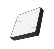 Светильник SP-QUADRO-S300x300-36W Warm3000 (BK, 120 deg, 230V) (arlight, IP40 Металл, 3 года)