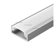 Профиль с экраном ALU-WIDE-H8-2000 ANOD+FROST (arlight, Алюминий)