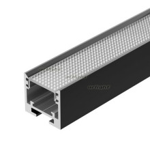 Профиль SL-LINE-2522-2500 BLACK (arlight, Алюминий)