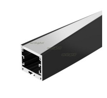Профиль SL-ARC-3535-TWIST90L-400 BLACK (arlight, Алюминий)