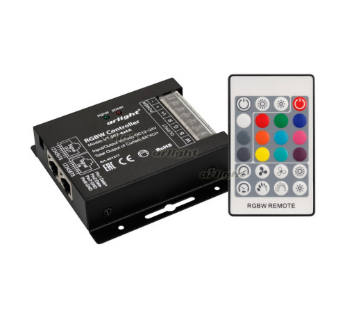 Контроллер VT-S07-4x6A (12-24V, ПДУ 24 кн, RF) (arlight, IP20 Металл, 3 года) Контроллер VT-S07-4x6A (12-24V, ПДУ 24 кн, RF) (arlight, IP20 Металл, 3 года)