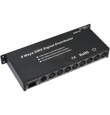 Контроллер-распределитель LN-DMX-8CH (230V) (arlight, IP20 Металл, 1 год)