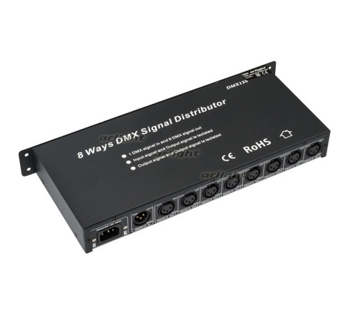 Контроллер-распределитель LN-DMX-8CH (230V) (arlight, IP20 Металл, 1 год) Контроллер-распределитель LN-DMX-8CH (230V) (arlight, IP20 Металл, 1 год)