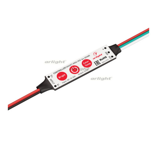 Контроллер SMART-MINI-MIX (12-24V, 2x2A) (arlight, IP20 Пластик, 5 лет) Контроллер SMART-MINI-MIX (12-24V, 2x2A) (arlight, IP20 Пластик, 5 лет)