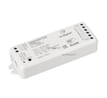 Конвертер SMART-C1 (12V, RF-0/1-10V, 2.4G) (arlight, IP20 Пластик, 5 лет)