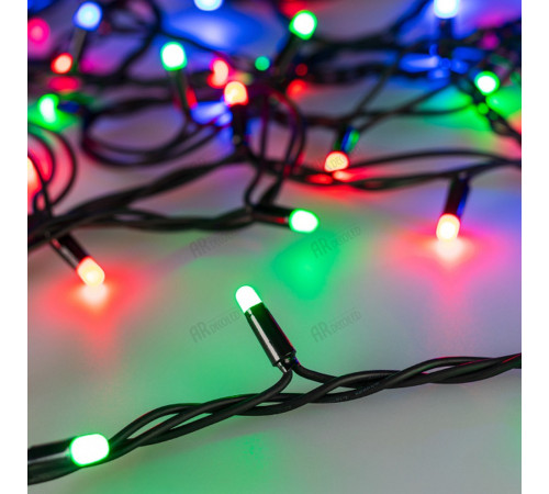 Светодиодная гирлянда ARD-STRING-PRO-10000-BLACK-95LED-MILK-LIVE RGBW-DMX (24V, 10W) (Ardecoled, IP6 Светодиодная гирлянда ARD-STRING-PRO-10000-BLACK-95LED-MILK-LIVE RGBW-DMX (24V, 10W) (Ardecoled, IP6