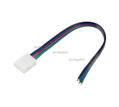 Коннектор выводной FIX-RGB-10mm-150mm-X1 (4-pin) (arlight, -) Коннектор выводной FIX-RGB-10mm-150mm-X1 (4-pin) (arlight, -)