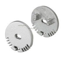 Заглушка ALU для ALU-ROUND с отверстием (arlight, Металл)