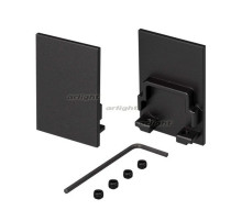 Заглушка SL-COMFORT-3551 BLACK глухая (arlight, Металл)