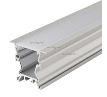 Профиль с экраном ALU-WIDE-FL-H35-2000 ANOD+FROST (arlight, Алюминий)