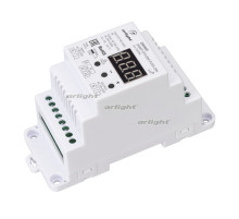 Диммер SMART-D19-DIM-PUSH-DIN (230V, 2A, TRIAC, 2.4G) (arlight, IP20 Пластик, 5 лет)