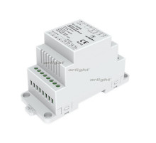 Диммер SMART-D23-DIM-PUSH-DIN (12-36V, 4x5A, 0/1-10V) (arlight, IP20 Пластик, 5 лет)