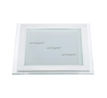 Светодиодная панель LT-S160x160WH 12W Day White 120deg (arlight, IP40 Металл, 3 года)
