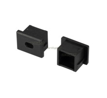 Заглушка для PDS-S черная с отверстием (arlight, Пластик)