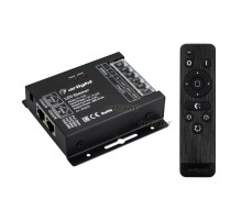 Диммер VT-S18-3x8A (12-24V, ПДУ Стик 12кн, RF) (arlight, IP20 Металл, 3 года)