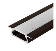 Профиль MIC-F-2000 ANOD Brown Deep (arlight, Алюминий)