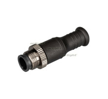 Коннектор NEO-CAP-R15-CON-M (BK) (arlight, IP67 Пластик, 3 года)