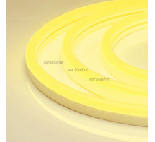 Гибкий неон ARL-NEON-2615YH-SIDE 24V Yellow (arlight, 8 Вт/м, IP65)