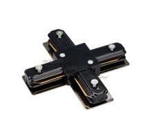 Крестовой коннектор LGD-B1P-X Black (arlight, IP20 Пластик, 3 года)