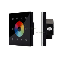 Панель Sens SR-2820B-AC-RF-IN Black (220V,RGBW,1 зона) (arlight, IP20 Пластик, 3 года)